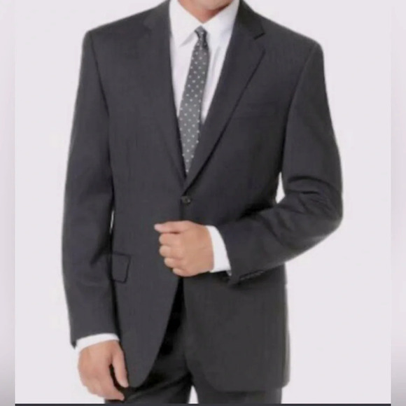 Greg Norman for Tasso Elba Men’s 100% Wool Navy Sport Blazer Jacket Size 50R New - Picture 2 of 13